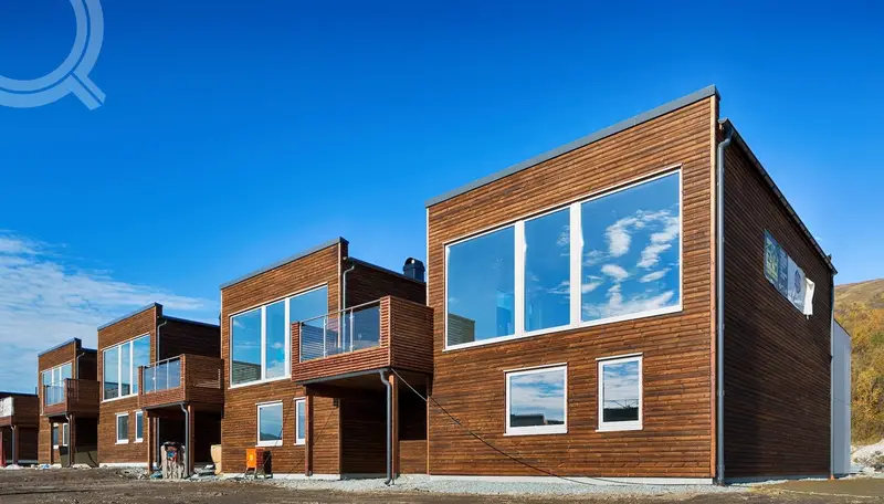 Hummervegen 30–42 — Row houses · Nordbohus 'Villa Lilla', Tromsø, Norway